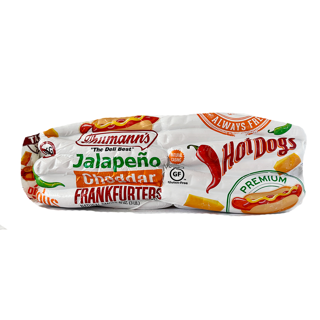 Jalapeño Cheddar Franks — Thumann's Deli Best